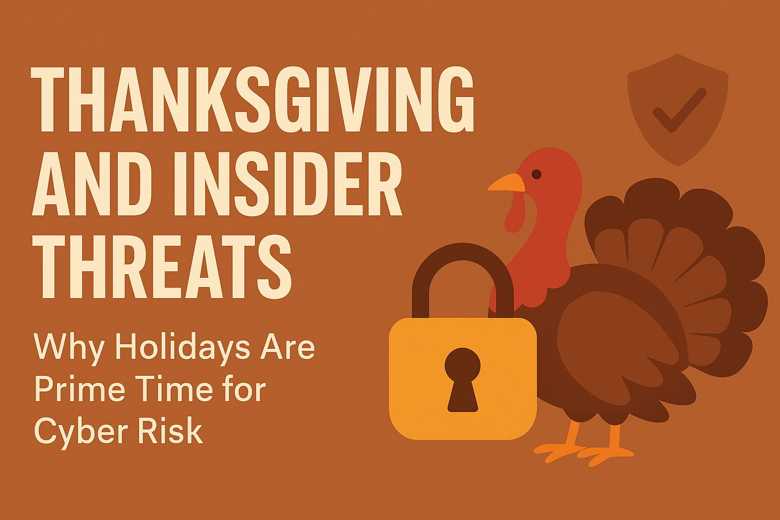 Thanksgiving Insider Threats: How Holiday Distractions Open the Door to Cyber Risk