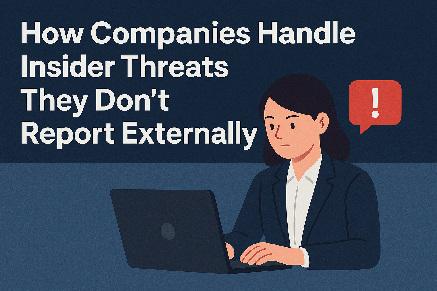 Have You Ever Wondered How Companies Deal With Insider Threats They Do Not Report Externally?