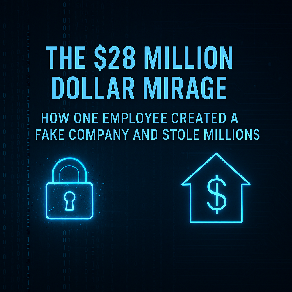 The 28 Million Dollar Mirage: How One Employee Built a Fake Company, Bypassed Internal Controls, and Stole Millions