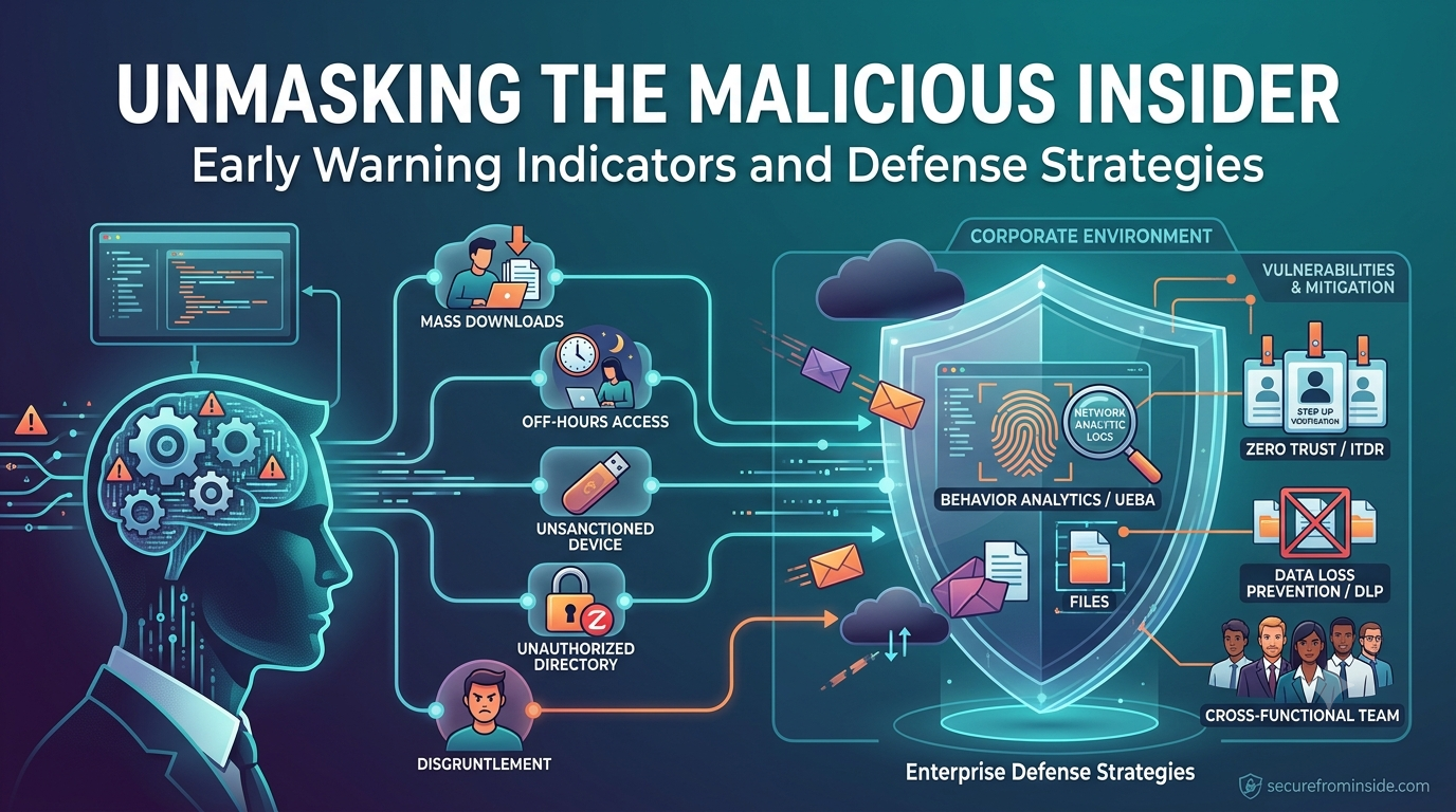 Want to Know Who the Insider is? Early Warning Indicators and Enterprise Defense Strategies